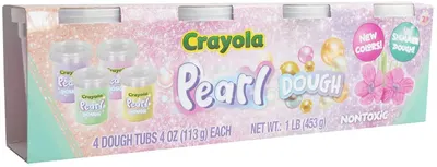 Set creativ Crayola - Modelin perlat, 4 culori, 453 g