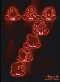 Mini poster GB eye Animation: The Seven Deadly Sins - 7 Sins
