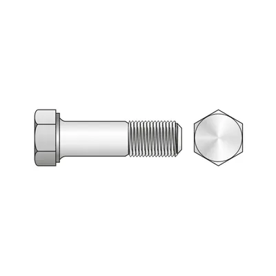 Surub Cap Hexagonal Partial Filetat 931 Inox A4-M18 X 80