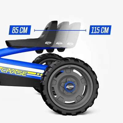 Kart pentru copii Berg Buzzy Paw Patrol Chase, 2-5 ani, scaun si ghidon ajustabil, volan cu soundbox