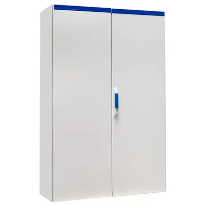 Dulap compact cu doua usi, 1800x1200x400mm, RAL 7035