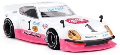 Model de colecție Mini GT Mașini de curse: Nissan Fairlady Z TAMIYA x KAIDO HOUSE "The FROG" V1, 1969