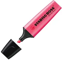 Text Marker Stabilo Boss Original - roz