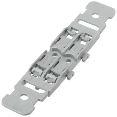 Set 5 bucati suporti pentru 2 cleme prelungire cabluri Wago cu prindere pe sina Wago 221-2502
