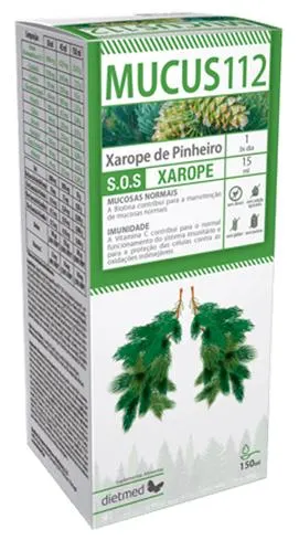 Sirop pentru căile respiratorii Mukus 112, 150 ml, Dietmed
