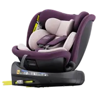 Scaun auto rotativ cu isofix B-Joy Deluxe Buf Boof iSize 40-150 cm purple