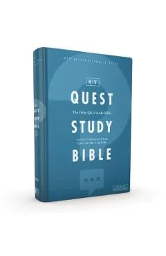 Niv, Quest Study Bible, Hardcover, Comfort Print: The Only Q and A Study Bible