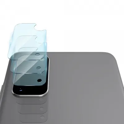 Folie de protectie Camera Spate Ringke IDGL pentru Samsung Galaxy S20+ 5G G986 / S20+ G985, Sticla Securizata, Set 3 bucati, Transparenta