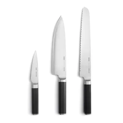 Set de cuțite din oțel inoxidabil 3 buc. Trino – FABINI
