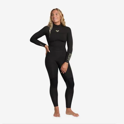 Combinezon surf 3/2mm ROXY, Prolog Negru Fermoar spate Damă