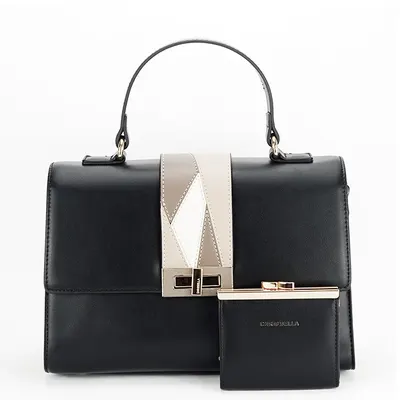 Geanta neagra Premium cu portofel CB2400-1 15