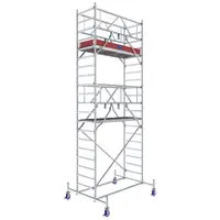 Schela mobila Stabilo S10 0,75 x 2m, aluminiu, inaltime lucru 6,4m