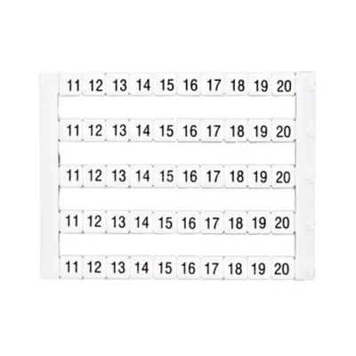 Etichete inscripţ. oriz. DEKAFIX DY5 11-20 (50 etichete)