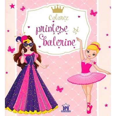 Colorez prințese și balerine - Paperback - ***