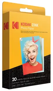 Hârtie foto Kodak - Zink 2x3”, 20 buc.