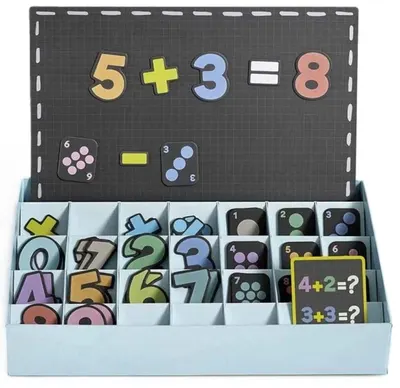 Joc magnetic Apli Kids - Matematică distractivă, 51 piese