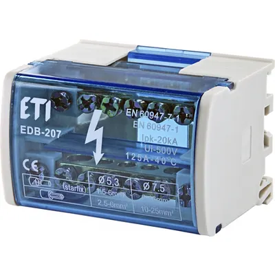 EDB DIN Bloc de distribuție EDB-207