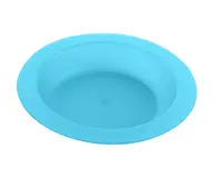 Set 4 farfurii pentru copii KikkaBoo Rainbow, fara BPA, capacitate 400 ml