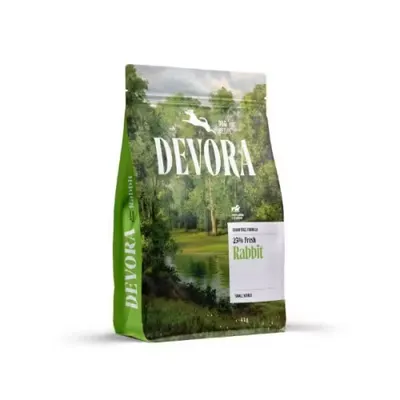 Hrana uscata caini, Devora Dog Puppy & Junior Medium & Large Grain Free Monoprotein, Iepure, 4 kg