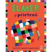 Elmer si prietenii lui - carte de colorat pentru petreceri