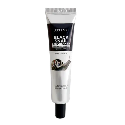 Crema pentru conturul ochilor cu Extract de melc si Centella Asiatica Black Snail, 40ml, Lebelage