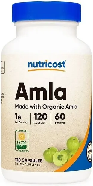 Amla, 1 g, 120 capsule, Nutricost