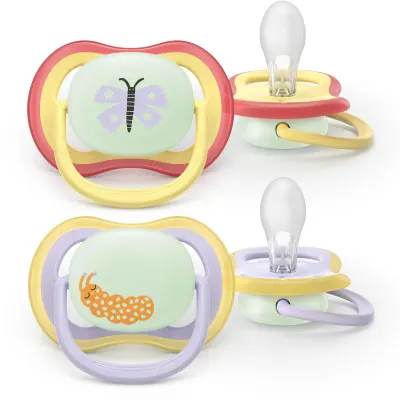 Philips Avent Ultra Air Day&Night SCF376/25 0-6m suzetă Girl 2 buc