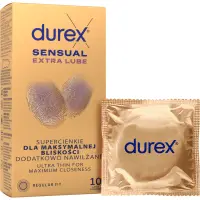 Durex Sensual Extra Lube prezervative 10 buc