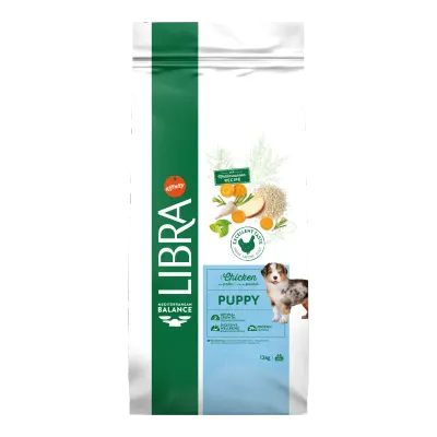 Hrana Uscata Catei, Libra Dog Puppy Medium-Maxi, Pui, 12 kg