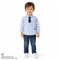 Camasa copii Chicco cu cravata, Albastru, 01704-70MFCO