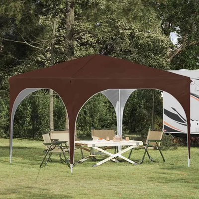vidaXL Cort de Petrecere Pop-up 290 x 290 x 245 cm Maro
