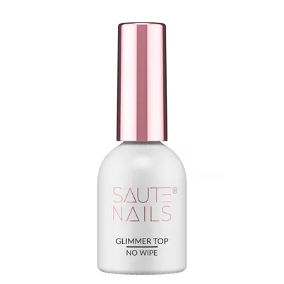 Ojă Semi Saute Nails Glimmer Top No Wipe 8ml