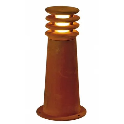 Lampa podea, RUSTY ® Lampadare 40, stand de podea rugina in aer liber, cu LED-uri, 3000K, otel rotund, ruginite, Ø / H 19/40 cm
