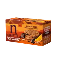 Biscuiti din ovaz integral cu ciocolata si portocala, 200g, Nairn's