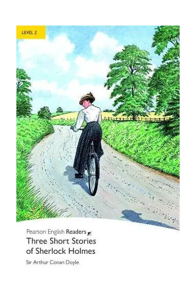 Level 2: Three Short Stories of Sherlock Holmes, With MP3 Audio CD - Paperback brosat