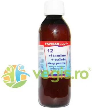 Sirop 12 Vitamine + Calciu 250ml