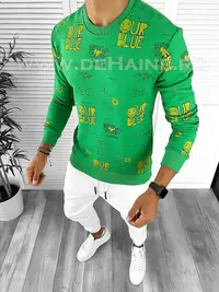 Bluza barbati verde slim fit K208 15-3.1