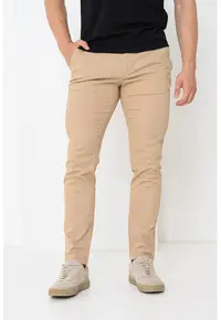 Pantaloni chino regular fit Mott - Maro nisip