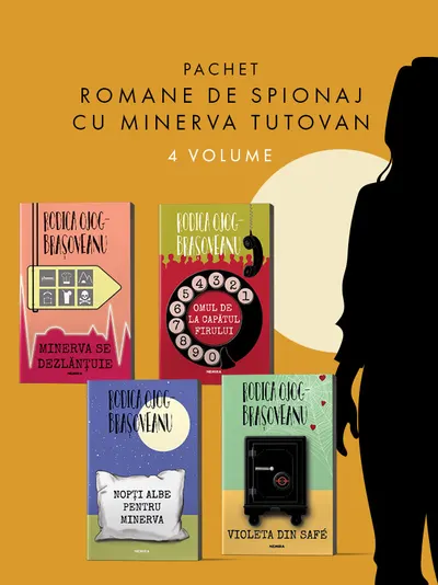 Pachet Romane de spionaj cu Minerva Tutovan 4 vol.