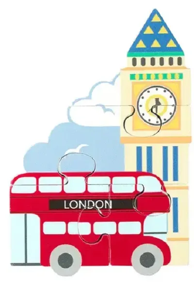 Puzzle de lemn Orange Tree Toys - Londra