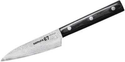 Cuțit mic pentru feliat Samura - Damascus, 67 straturi, 9.8 cm, oțel damasc