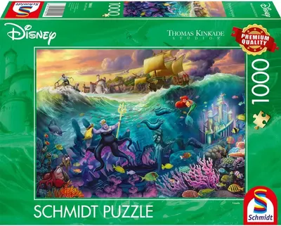 Puzzle Schmidt de 1000 piese -Mica Sirenă, Ursula