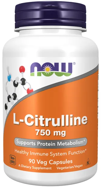 L-Citrulline, 750 mg, 90 capsule, Now