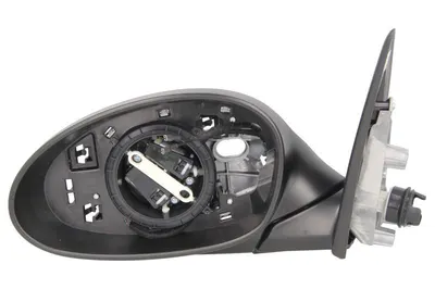 Oglinda stanga potrivit BMW 1, 3 2003-2013 - electrica, incalzita, crom, fara carcasa