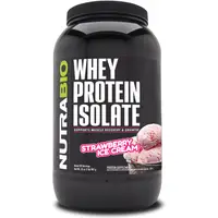 Izolat Proteic din Zer cu Aroma de Inghetata cu Capsuni 907g