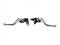 Set 2 manete frana si ambreiaj reglabile Yamaha Yzf R6 99-04 R1 02-03, culoare gri
