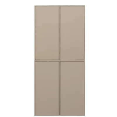 Dulap modular crem din lemn de pin 100x220 cm Daily – vtwonen