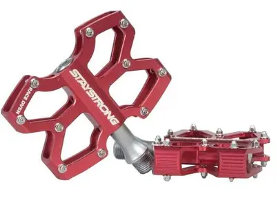 Stay Strong Axis Mini Pedale Black Pedale BMX - Roșu