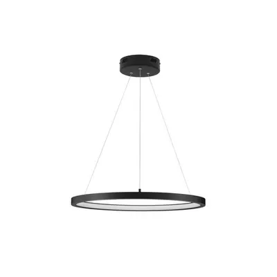 Lampa suspendata EMPATIA Nisipiu Negru Aluminiu & Acrylic LED 35W 230V 932Lm 3000K IP20 Triac Dimabil