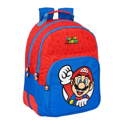 Ghiozdan cu 3 compartimente Nintendo Super Mario Bros 42 cm